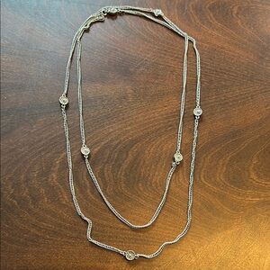 Silver Double-Strand Necklace